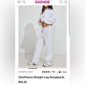 Garage Light Gray Sweatpants